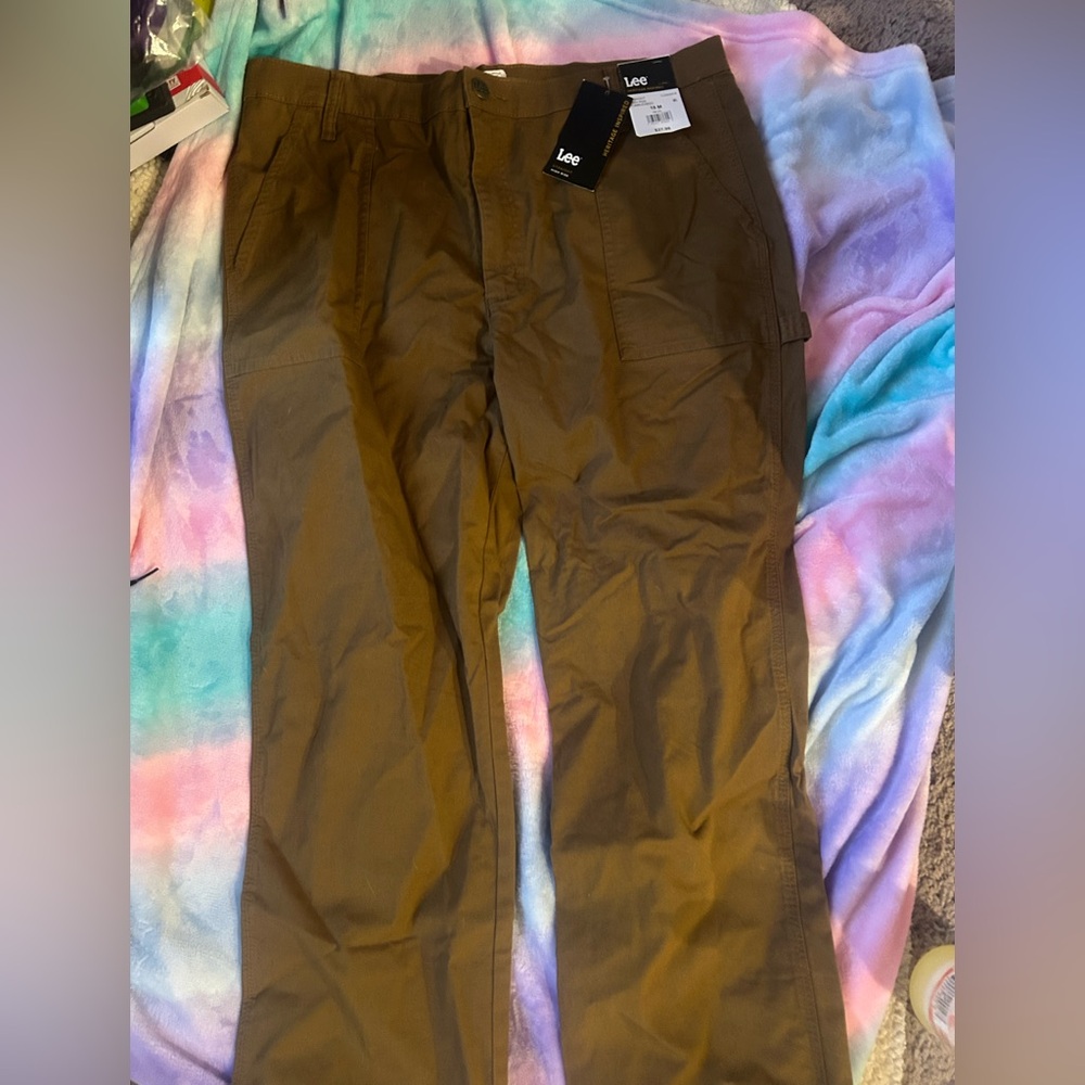 Lee Heritage Inspired Tan Pants